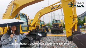 SDLG E6135F Excavator Exhibited at 2021 CICEE