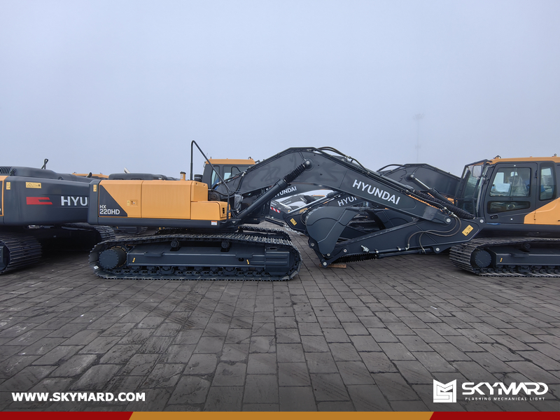 Algeria - 2 Units HYUNDAI HX220HD Crawler Excavators