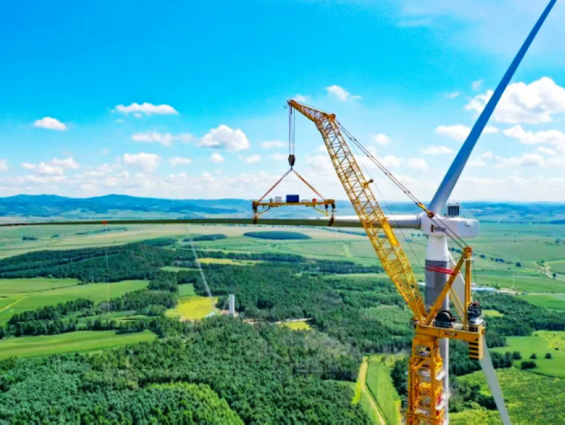XCMG Wind Power Tower Crane Completes First Installation
