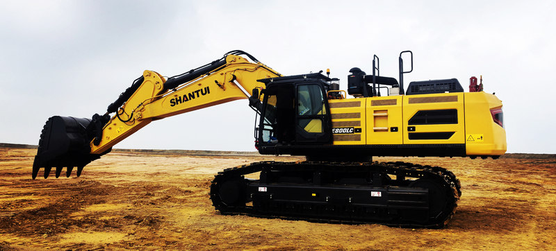 SHANTUI SE800LC-10W Excavator Delivered Again to Major Group