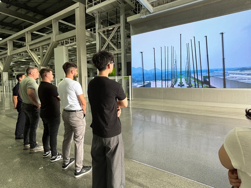 Slovenia Customers Visited Zoomlion Factory