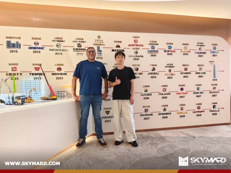 France Customer Visited SKYMARD Office