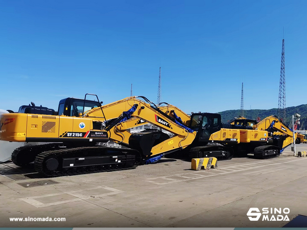 Ghana - 5 Unit SANY SY215C Excavators