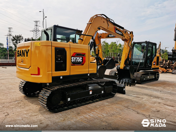 Anguilla - 1 Unit SANY SY75C Crawler Excavator