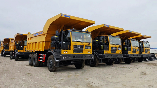 XCMG XG90 Mining Trucks Delivered in Batches